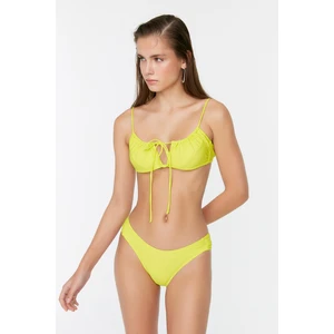 Trendyol Green Ruffle Detailed Bikini Bottom