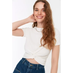 Dámsky Crop Top Trendyol Anthracite