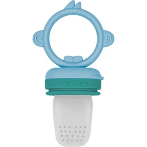 Minikoioi Feeder Teether krmící kousátko Green/Blue 1 ks