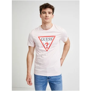 Light Pink Men's T-Shirt Guess - Men's