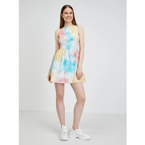 Yellow-blue batik dress Tommy Jeans - Women