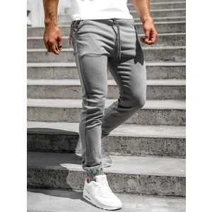 Pantaloni joggers gri Bolf KA1219