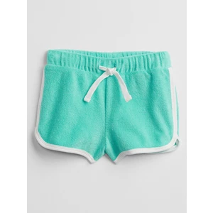 Modré holčičí dětské kraťasy knit dolphin shorts GAP