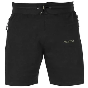 Avid carp kraťasy distortion black jogger short - s