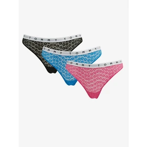 Tommy Hilfiger 3 PACK - dámská tanga UW0UW02524-0VH L