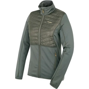 Husky Airy L S, dk. grey green Dámská mikina na zip