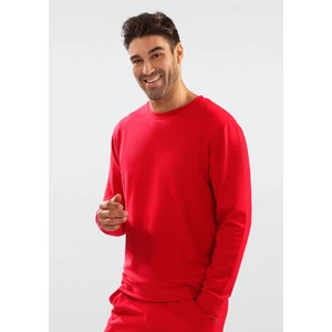 Maglione da uomo DKaren DKaren_Sweatshirt_Justin_Red