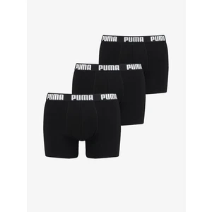 Puma Everyday Boxerky 3 ks Černá