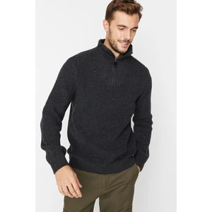 Trendyol Sweater - Gray - Regular fit