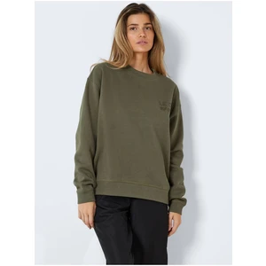 Khaki Womens Sweatshirt Noisy May Alden - Women