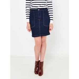 Dark blue denim skirt CAMAIEU - Women