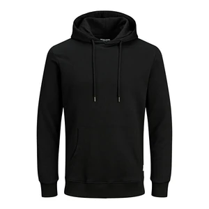 Černá basic mikina s kapucí Jack & Jones Basic - Pánské