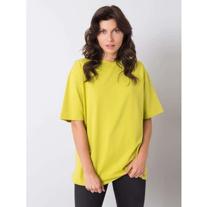 RUE PARIS Light green cotton t-shirt