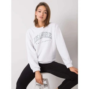 RUE PARIS White sweatshirt without a hood