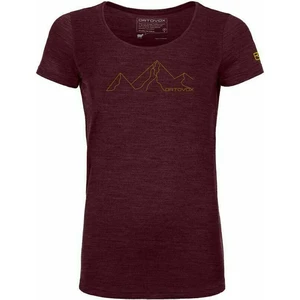 Ortovox Thermal Underwear 150 Cool Mountain Face W Dark Wine Blend L