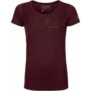 Ortovox Thermal Underwear 150 Cool Mountain Face W Dark Wine Blend L