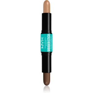 NYX Professional Makeup Wonder Stick Dual Face Lift oboustranná konturovací tyčinka odstín 05 Medium Tan 2x4 g