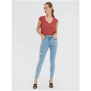 Vero Moda Sophia Jeans Modrá