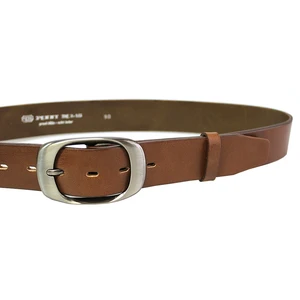 Penny Belts Dámský kožený opasek 72NKS-48 brown 115 cm