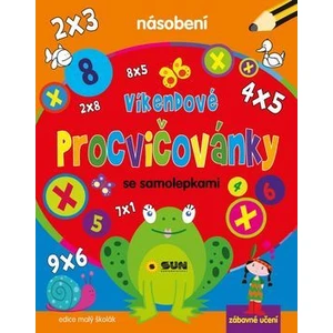 Víkendové procvičovánky Násobení -- se samolepkami