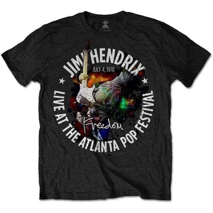 Jimi Hendrix T-shirt Atlanta Pop Festival 1970 Noir XL