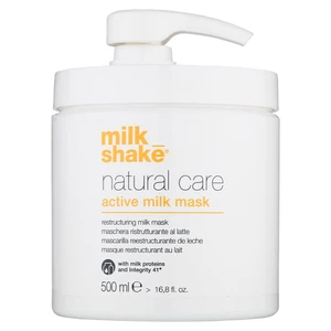 Milk Shake Natural Care Active Milk aktivní mléčná maska pro suché a poškozené vlasy 500 ml