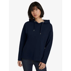 Dark Blue Women's Hoodie Tom Tailor Denim - Women