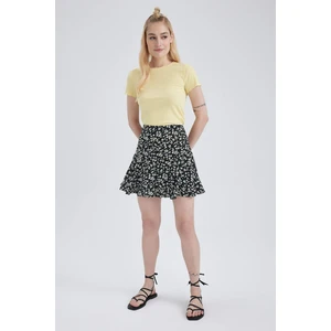 DEFACTO Patterned Mini Skirt