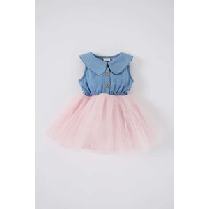 DEFACTO Baby Girl Sleeveless Jean Dress