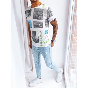 Men's T-shirt with white print Dstreet