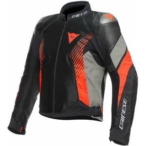 Dainese Super Rider 2 Absoluteshell™ Jacket Black/Dark Full Gray/Fluo Red 48 Textiljacke