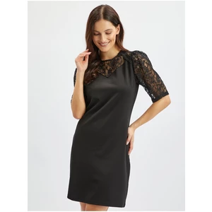 Orsay Black Ladies Dress with Lace - Women