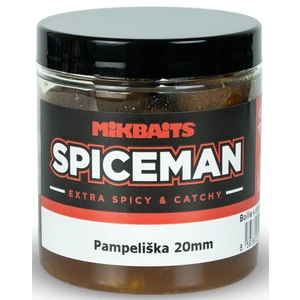 Mikbaits boilie v dipu spiceman pampeliška 250 ml - 20 mm