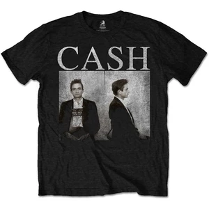 Johnny Cash T-Shirt Mug Shot Schwarz M
