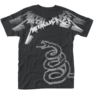 Metallica T-Shirt Black Album Faded All Over Black L