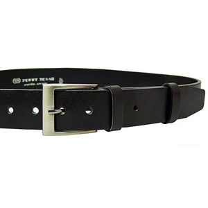 Penny Belts Pánsky kožený opasok 22-60 black 115 cm