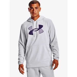 Under Armour Armour Fleece Big Logo HD Pánská lehká mikina 1357085-014 Halo Gray L