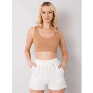 RUE PARIS Ecru women's shorts