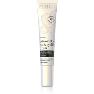 Eveline Cosmetics Organic Gold protivráskový krém na očné okolie 20 ml