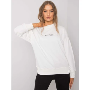 Women's Ecru sweatshirt with print