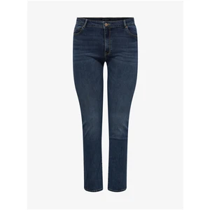 Dark Blue Straight Fit Jeans ONLY CARMAKOMA Lucca - Women