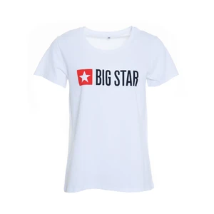 Big Star Woman's T-shirt_ss T-shirt 158859 Cream Knitted-101