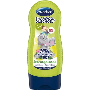 Bübchen Kids Shampoo & Shower šampón a sprchový gél 2 v 1 Jungle Fever 230 ml