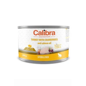 CALIBRA cat  konz. STERILISED morčacie - 200g