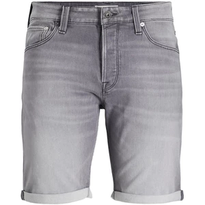 Jack&Jones Pánske kraťasy JJICON 12201696 Grey Denim XXL