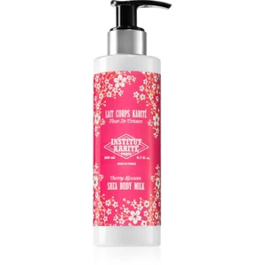 Institut Karité Paris Cherry Blossom Shea Body Milk ľahké telové mlieko s bambuckým maslom 200 ml