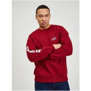 Red Mens Sweatshirt Diesel Girk - Men