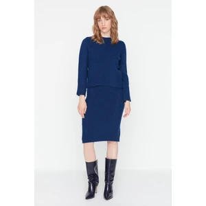 Trendyol Two-Piece Set - Navy blue - Regular fit