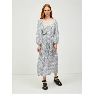 Black-and-white patterned maxi-dresses VERO MODA Peace - Women