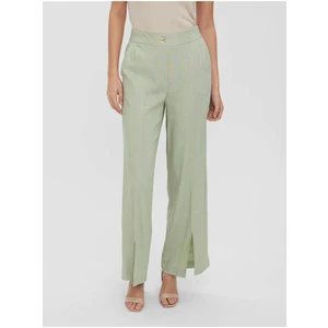 Light green loose pants VERO MODA Josie - Women